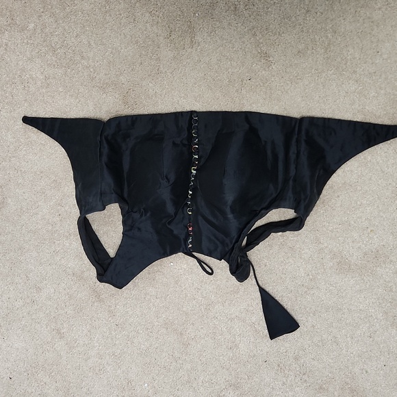 Black floral lengha/lehenga M - Picture 6 of 6